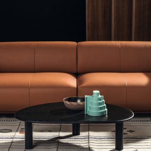 Fabric pairing on an Arper Shaal composition
