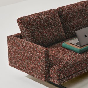 Matching ottoman of the Steeve Lou collection