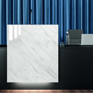 Modular Lux composition scaled to a 400 cm lobby