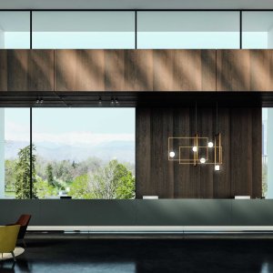 Dimmable zone buttons in the Lux counter tray