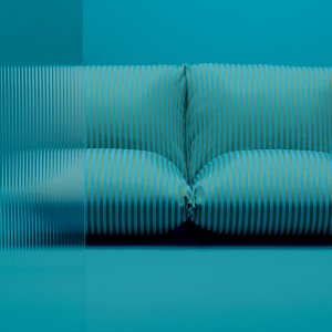 Brezza designer chair by Alessandro Stabile in a garden