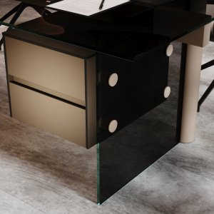 Cloud coffee table 120 × 60 cm next to visitor seating
