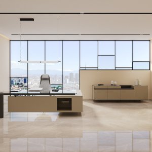 Wooden conference table Cloud, 420 cm long