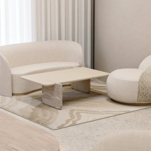 Ginza by Codutti: the conference table also proposed as a dining table