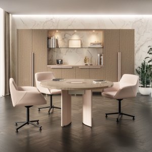 Console bookcase Codutti with LED lights in the top