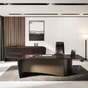 Eucalyptus dyed Cocoa on the Mithos executive desk