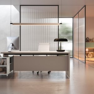 GO service unit W80 D90 beside the executive desk