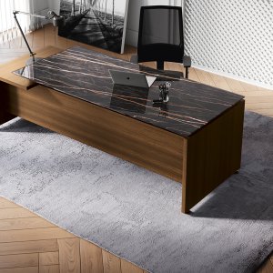 GO EASY desk with L shaped support