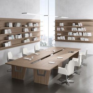 Composition of desk and storage