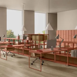 Line System by Dieffebi dividing a collaborative studio