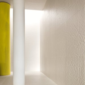 Washroom clad in white Folded by Raw Edges