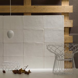 Hand-cut Bas-Relief tile detail
