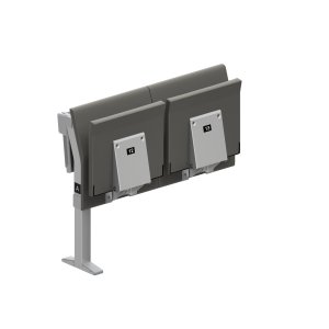 Storage basket under the E5000 bench
