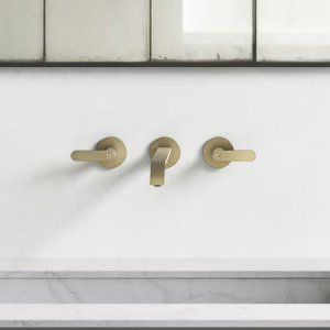 Brass body of the Icona mixer