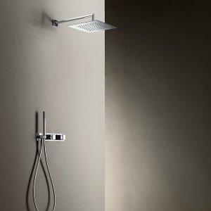 The handle of the Mint mixer by Fantini in close detail