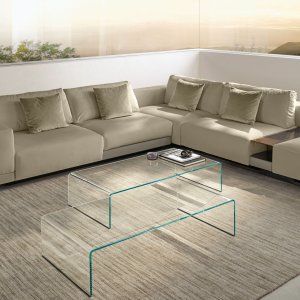 Extralight glass option of the Rialto desk
