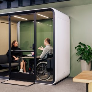 Framery Four Accessible with folding furniture