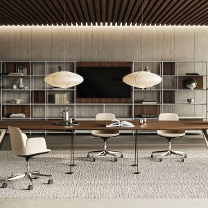 Spike by Frezza with white Calacatta marble-finish HPL
