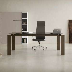 GO Colombini Office executive desk with melamine supports