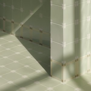 Lobby with a Homage to the Square wall