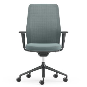 Soft upholstered backrest of the Duo
