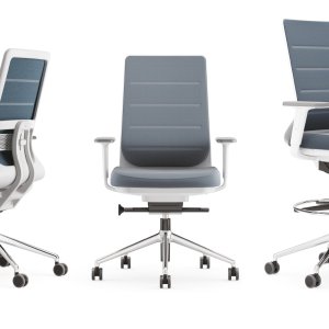 Mass-coloured five-star base of the Pyla chair