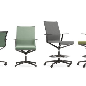 Chrome finish of the Stick Chair frame