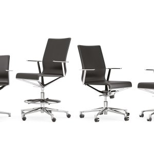 Four-star base version of the Stick Chair conference chair
