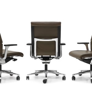 Five-star base on castors under the Una Executive