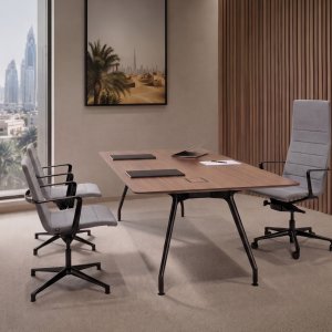 Under-top cable tray of a UniTable table by ICF