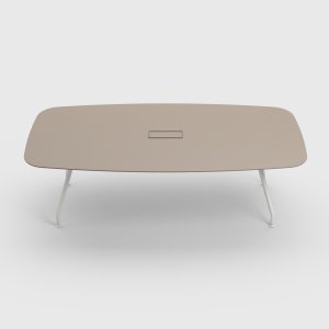 American black walnut top on a UniTable table by ICF
