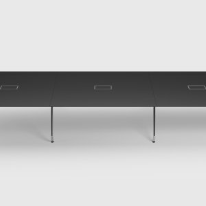 UniTable executive desk by ICF with rectangular top