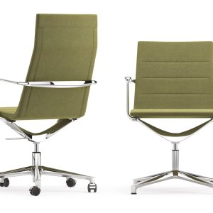 Five-star base on castors of the Valea Chair