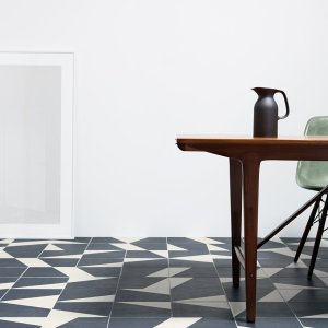 Puzzle Anglesey pattern in blue and white