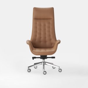 Upholstered armrests integrated into the Kriteria seat
