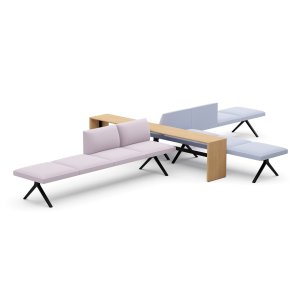 S252 frame of the Kiik system with four seat cushions