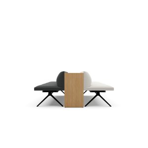Side table taking a seat's place on the Kiik frame