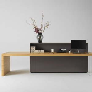 Designer executive table Kyo, full room view