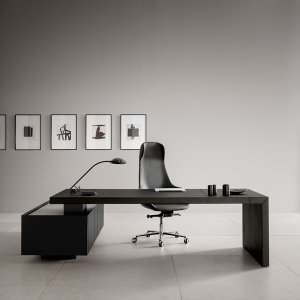 Kyo structural cabinet with technical compartment
