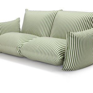 Brezza Relax modules joined into a continuous sofa