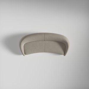Stitching detail on the upholstery of a LaCividina Apper sofa