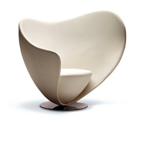 Mon Coeur sofa side elevation, 240 cm wide and dipped at the centre