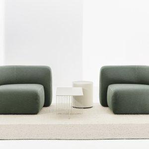 Modular sofa Suiseki designed by Andrea Steidl