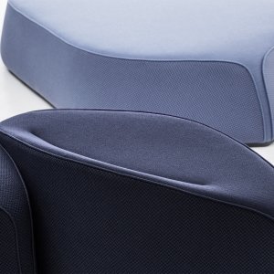 Small backrest on a Waves ottoman