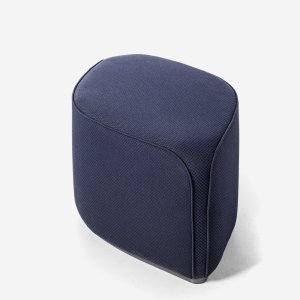 Trapezium ottoman Waves wider on one side