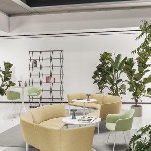 Extruded aluminium frame of the ADD seating