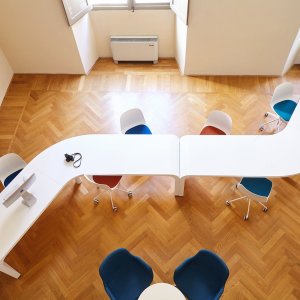 Electrified Brunch table by Lapalma