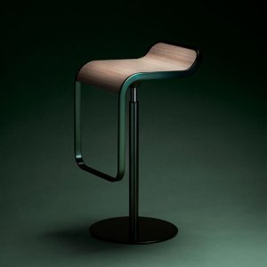Chromed gas pump of the LEM stool