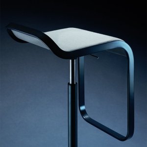 Footrest detail of the LEM stool