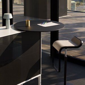 Row of LEM stools along a campus counter
